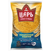 Макаронные изделия Вермишель Царь высший сорт ГОСТ, 400г