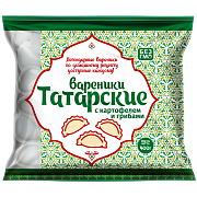 Вареники Татарские с картофелем и грибами Котлетарь замороженные, 400г