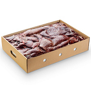 Печень свиная блочной заморозки ГОСТ, коробка 11-16кг