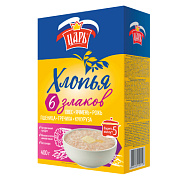 Хлопья 6 злаков Царь, 400г 