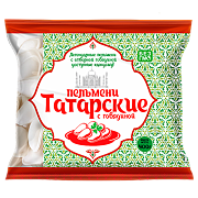 Пельмени Татарские с говядиной Котлетарь замороженные, 400г