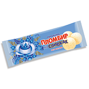 Мороженое Пломбир на сливках ванильный Челны Холод ГОСТ, 450г