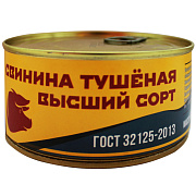 Свинина тушеная Трудовая пятилетка высший сорт ГОСТ, 325г