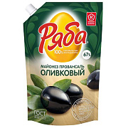 Майонез Ряба классический Оливковый 67% ГОСТ, 630г