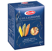 Макаронные изделия Barilla Mezze Penne Tricolore с томатами и шпинатом, 500г