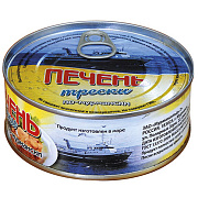 Печень трески Мурмансельдь 2 по-мурмански ГОСТ, 230г