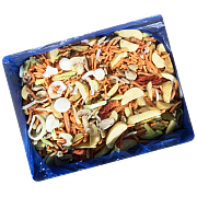 Деревенские овощи с грибами. Овощная смесь быстрозамороженная ГОСТ, коробка (8-12кг)