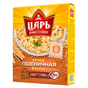 Крупа пшеничная Полтавская-М Царь быстрого приготовления, 5x80г
